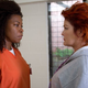 Lorraine Toussaint (left), Kate Mulgrew
